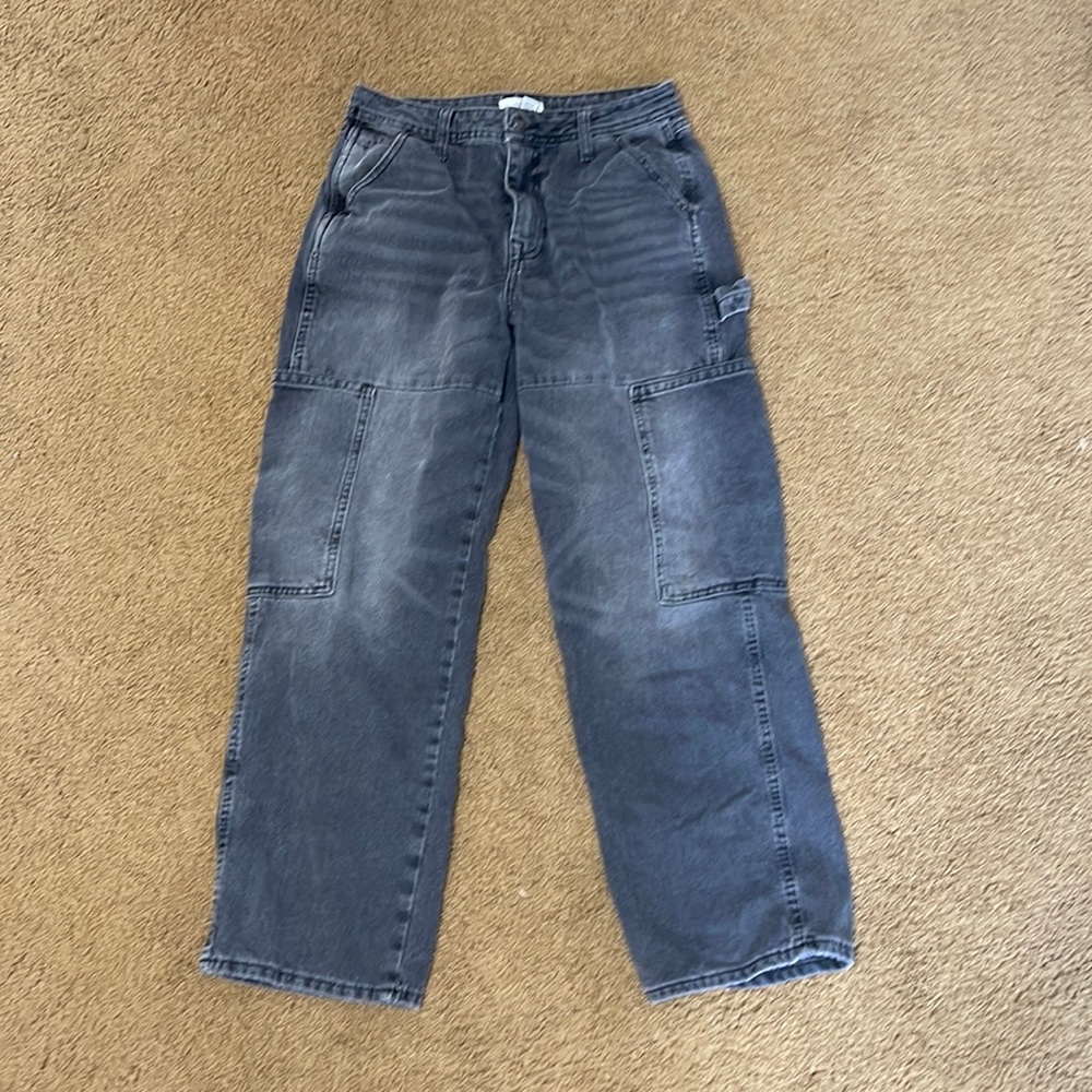 Grey Cargo Pants